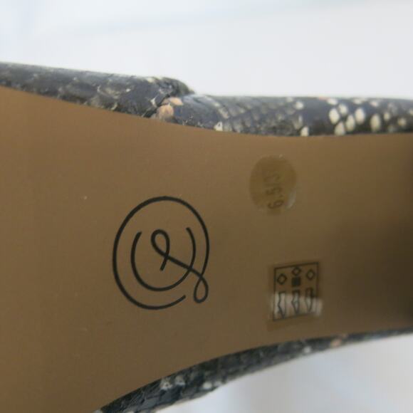 CHINESE LAUNDRY *NEW* KORALINE BOOT Mid Calf Size 6.5 Snakeskin Black Multi - Picture 8 of 13